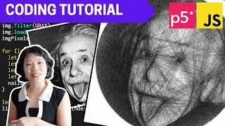 p5.js Coding Tutorial | String Art
