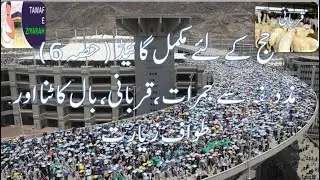 حج کے لئے مکمل گائیڈ (حصہ 6) مذدلفہ سے جمرات،قربانی،بال کاٹنا  اورطواف زیارت