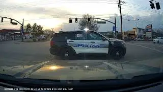 Red light runner BUSTED - Fairfield, Ohio