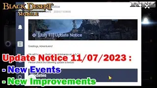 UPDATE NOTICE 11 JULI 2023 - Black Desert Mobile Indonesia