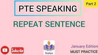 Pte speaking | Repeat sentence