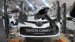comment remplacer l'amortisseur avant et le support de jambe de force ... toyota camry 2018-2022