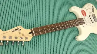 Squier by Fender 2021. Post-purchase tuning. Detailed scale adjustment and other life hacks.