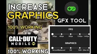 How to INCREASE GRAPHICS In Call Of Duty Mobile on Low-End Devices with Gamebooster 4x Faster (2023)