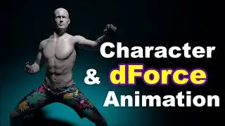 👨‍🏫dForce Tutorial: How to make cloth animation in Daz Studio