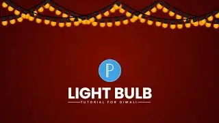 Vector light bulb tutorial in pixellab || Diwali light festival