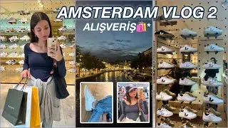 AMSTERDAM ALIŞVERİŞ VLOG 2 (ayakkabı,kırtasiye,çanta)
