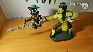 🔥Как слепить из пластилина Скорпиона Mortal Kombat 3🔥