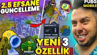 PUBG MOBİLE YENİ GÜNCELLEME | 3 YENİ HARİKA ÖZELLİK | PUBG MOBİLE 2.5 GÜNCELLEME | PUBG MOBILE