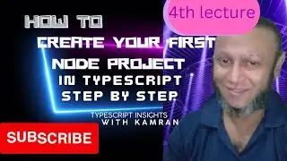How to create the first  Node Js project in TypeScript - Hello World.