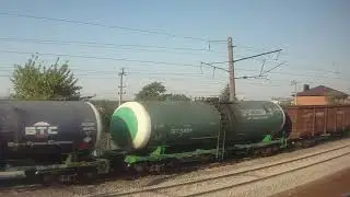 Прибытие поезда 259 Санкт Петербург Анапа на станцию Ростов главный