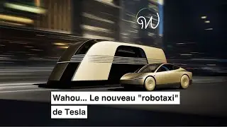 Elon Musk dévoile le robotaxi de #tesla 🚖