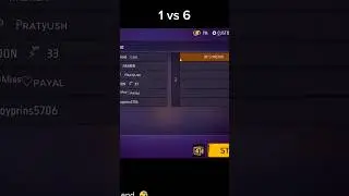 1 vs 6 coustom challenge | free fire funny commentry | free fire funniest moments |