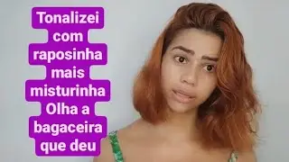 Tonalizei meu cabelo com raposinha e olha o que deu