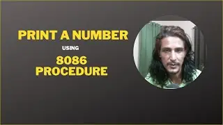 8086 procedure to print a number. Write a procedure to print a number in 8086