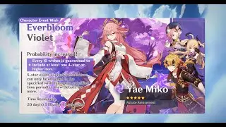 Genshin Impact - Yae Miko Event Banner