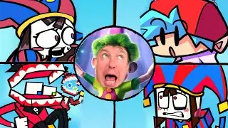 Friday Night Funkin' Wacky World vs FNF Digitalizing vs Real life | The Amazing Digital Circus