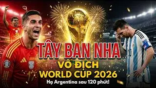 SPAIN VS ARGENTINA | DETHRONING THE KING, LA ROJA WINS THE 2026 WORLD CUP