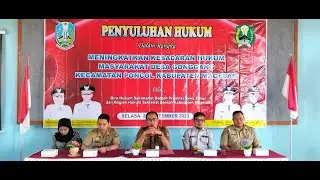 Penyuluhan Hukum di Desa Gonggang, Kecamatan Poncol, Kabupaten Magetan