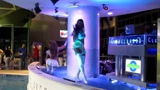 Dancers in The Clevelander in Marlins Park