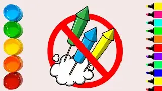 Pollution Free Diwali poster drawing | Drawing Poster on Green Diwali