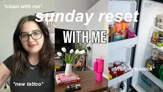 reset with me vlog | grocery haul, new tattoo, life updates
