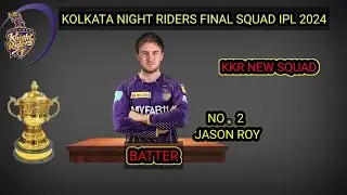 Kolkata night riders squad | New squad | IPL new videos | Nitish rana out ipl 2024