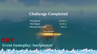 Surfpiercer V [Day 5] Event Gameplay | #genshinimpact V2.8