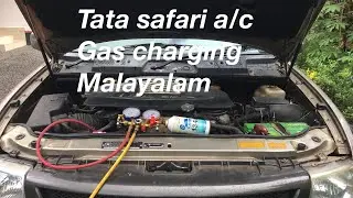 Tata safari a/c gas charging