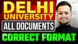 Caste Certificate CORRECT FORMAT needed to fill Delhi University 2024 form- Dates, Central VS State🔥