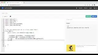 To Find User’s age from current Date using Java