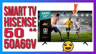 🚀 Hisense Pantalla 50 pulgadas 4K Smart TV UHD 50A6GV VIDAA