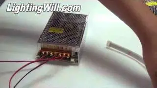 How to Wire  Heavy Duty  Transformer to LED strip Light   lightingwill