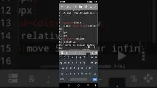 Animation HTML and CSS 