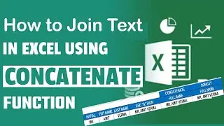 USE CONCATENATE FOR Easily Combine Text & Numbers into ONE Cell in Excel | PART - 8