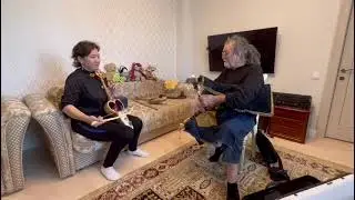 Arbo Doughty (uilleann pipes) and Aqnar Tattibaiqyzy (qobyz, kobyz). Folk music. video 2023