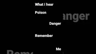 apparently what you hear is how u died in your past life what do you guys hear