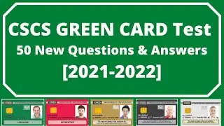 Free CSCS test 2021 | CSCS Green Card Test | CSCS Training Video | citb health and safety test 2021