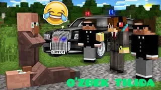 O'ZBEK TILIDA  KOMPOT| MEN PREZIDENT BO'LDIM VA  QISHLOQILARNI TROLLING QILDIM Minecraftda KOMPOT