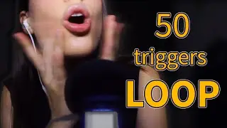 ASMR 50 Triggers 1 Hour LOOP