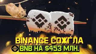 Binance сжигает токены BNB на $453,5 млн - Ждём памп BNB ?