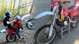🌳Honda CRM250 Зверь готов! Типа ура!!! Но неожиданно вот так вот.