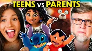 Teens vs. Parents - Guess The Disney Movie Or Show!!