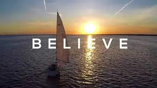 Dream | Believe | Achieve - Motivational Video with Scenic Sunset