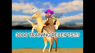 [ Giving Steven 3,000+ TRAINING RECEIPTS in 24 HOURS ] Wild Horse Islands - Roblox