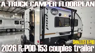 Light Weight Mini Travel Trailer 2026 R-pod 153 Small RV by Forestriver RVs at Couch's RV Nation