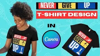 EASY T-Shirt Design Tutorial for Canva!
