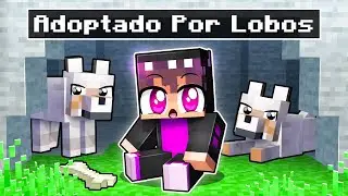 24 Horas ADOPTADO por LOBOS SALVAJES en MINECRAFT 🐶🐕
