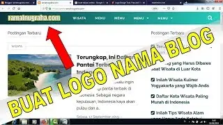 CARA BUAT LOGO NAMA BLOG ONLINE