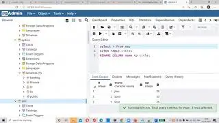 RENAME column in SQL | SQL Column RENAME